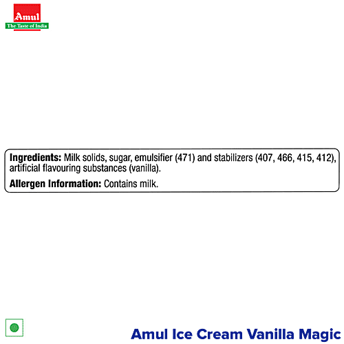 Amul Ice Cream - Vanilla Magic, 1 L Tub 