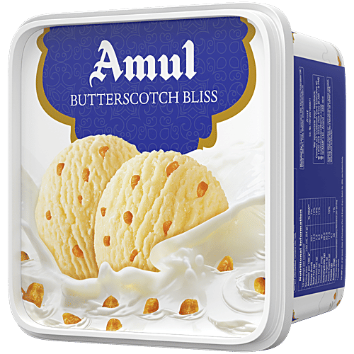 Amul Ice Cream - Butterscotch Bliss, 1 L Tub 