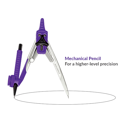 Classmate Asteroid Geometry Box - Unique Compass Cum Divider, 30 Cm Foldable Scale, 1 pc  Precision Tools
 Versatile Compass