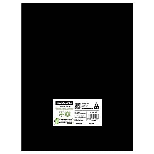 Classmate Pulse Notebook - Ruled, Spiral Binding, 300 Pages, 26.7 x 20.3 cm, Long, 1 pc Whiter, Brighter
Durable, Unique