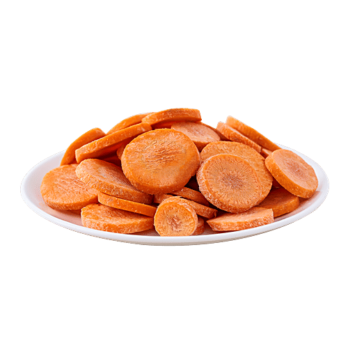 fresho! Carrot - Sliced, 200 g  CFTRI Nutri-Lock