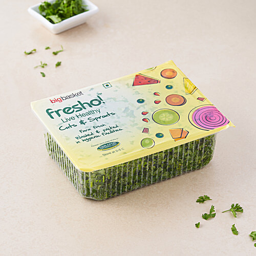 fresho! Coriander Leaves - Chopped, 100 g  CFTRI Nutri-Lock