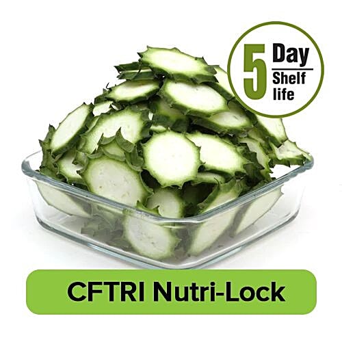 Fresho Ridge Gourd - Sliced, 200 g  