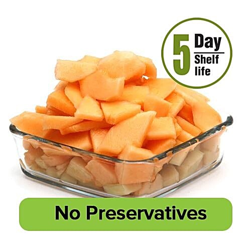 Fresho Muskmelon - Diced, 200 g  