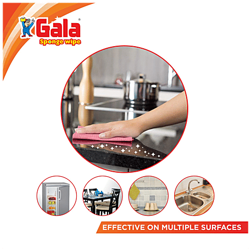 Gala Sponge Wipe -  Kitchen Cleaner, 1 pc  Super Absorbent