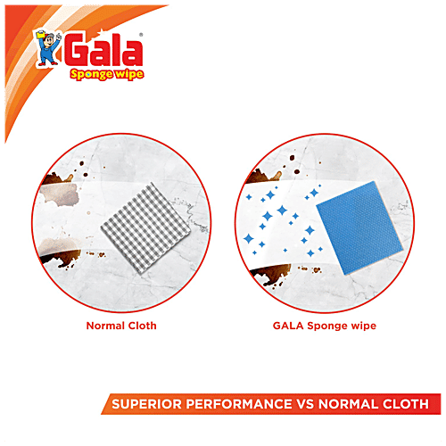 Gala Sponge Wipe -  Kitchen Cleaner, 1 pc  Super Absorbent