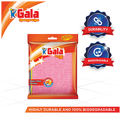 Gala Sponge Wipe -  Kitchen Cleaner, 1 pc  Super Absorbent