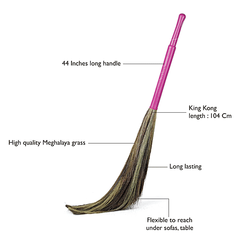 Gala Kingkong Grass Broom VF, 1 pc  