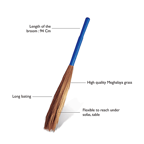Gala Laxmi Grass Broom, 1 pc  