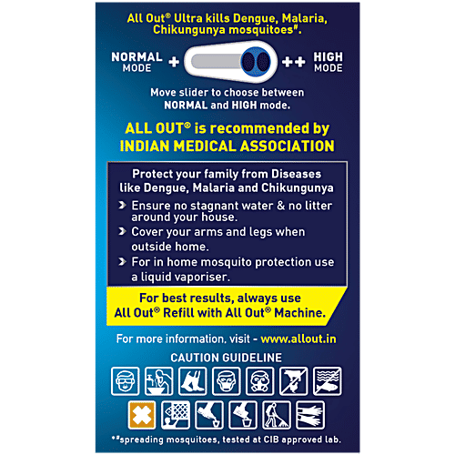 All Out Ultra Mosquito Repellant Refill, 45 ml (Twin Pack) 