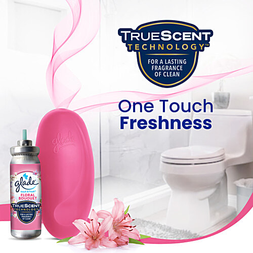 Glade Touch & Fresh Aerosol Air Freshener - Floral Perfection, 12 ml Instant Freshness
Eliminates Odours
Refreshes Ambience