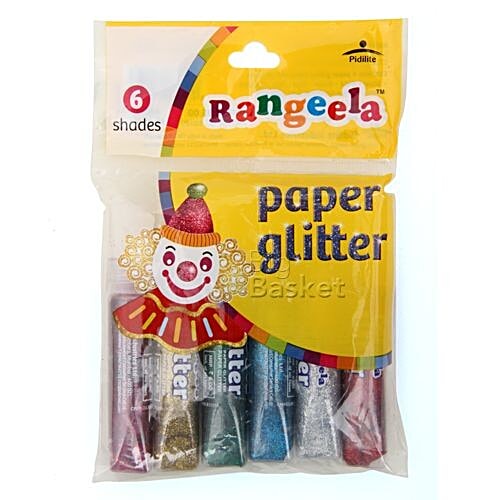 Rangeela Paper Glitter, 30 ml (6 pcs)  