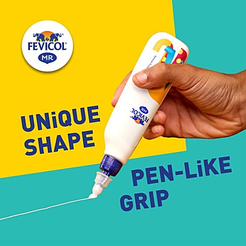 Fevicol MR General Purpose Adhesive, 200 g MR Adhesive For Arts, Crafts, Homes & Offices, Quick-Drying Formula, Mess Free Nozzle, Pen Like Grip