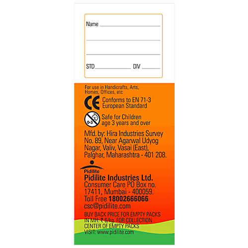 Pidilite Fevicol Easy Flow White Glue For Art & Craft, 200 g  