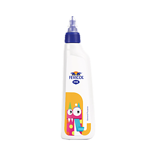 Fevicol MR General Purpose Adhesive, 200 g MR Adhesive For Arts, Crafts, Homes & Offices, Quick-Drying Formula, Mess Free Nozzle, Pen Like Grip