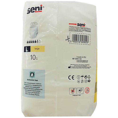 Seni Adult Pull Ups - Active Normal Breathable, Large, 10 pcs  