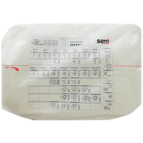 Seni Adult Pull Ups - Active Normal Breathable, Large, 10 pcs  