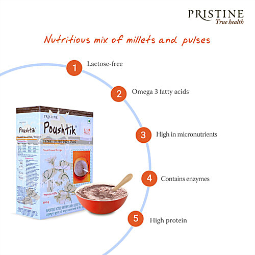 PRISTINE Poushtik - Cereal Based Baby Food, 300 g  