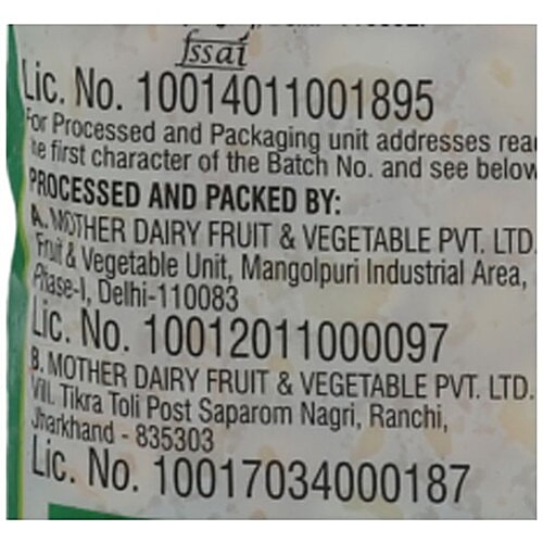 Safal Frozen - Sweet Corn, 500 g Pouch 