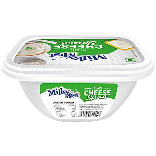 Milky Mist Premium Cheese Spread - Plain, 180 g Cup 