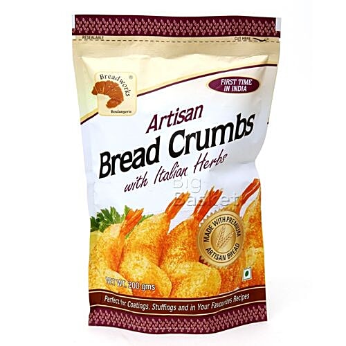 Buy Breadworks Artisan Bread Crumbs with Italian Herbs Online at Best Price bigbasket