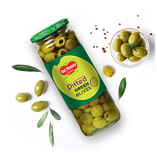 Buy Del Monte Green Olives Pitted 450 Gm Bottle Online At Best Price of Rs 270 bigbasket