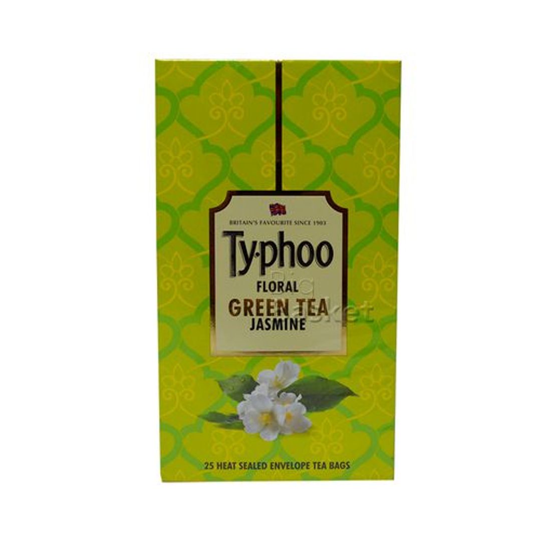 Typhoo Green Tea - Jasmine, 45 g (25 Bags x 1.8 g each)
