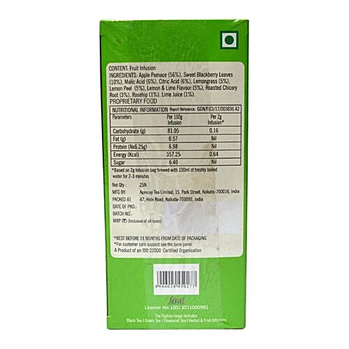 Buy Typhoo Green Tea Fruit Infusion Lemon Lime Zest 25 Pcs Online At