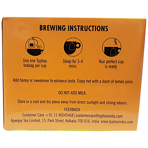 Typhoo Green Tea - Lemon & Honey, 25 x 1.7 g  