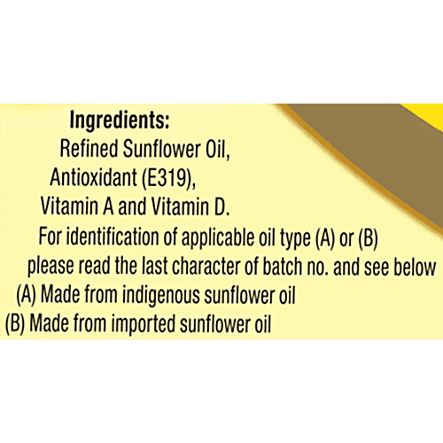 Dalda  Refined Sunflower Oil, 4.2 kg  Zero Cholesterol