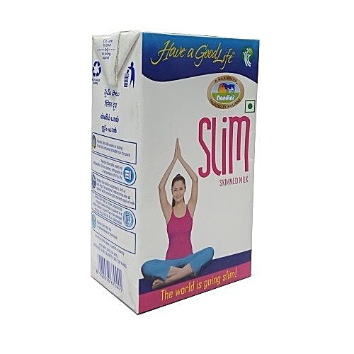 Nandini GoodLife Slim Skimmed Milk, 1 L Carton 