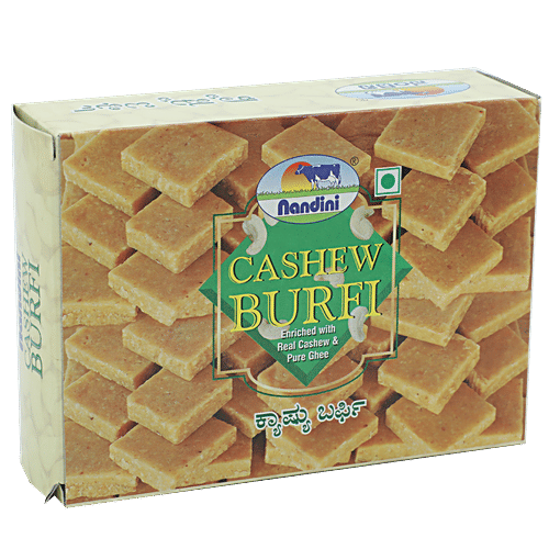 Buy Nandini Premium Cashew Burfi 250 Gm Box Online At Best Price of Rs