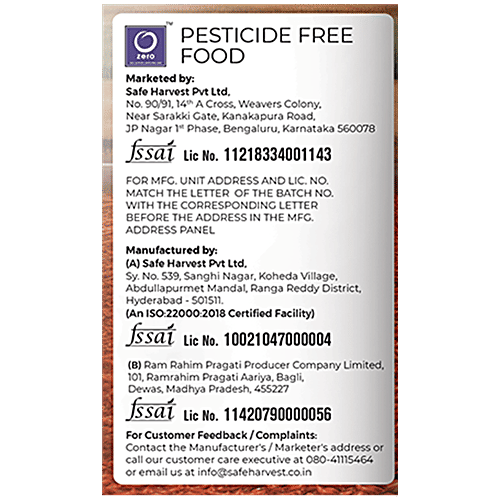 Safe Harvest Red Chilli Long, 200 g  Pesticide Free Natural Food