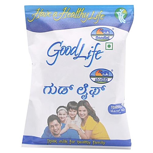 Nandini GoodLife Tone Milk, 180 ml Pouch 