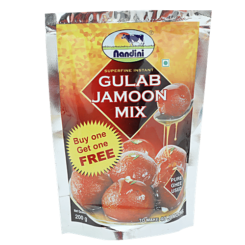 Nandini Mix - Gulab Jamoon, 200 g Pouch 
