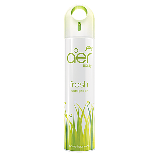 Godrej aer Home Air Freshener Spray - Fresh Lush Green, 240 ml  