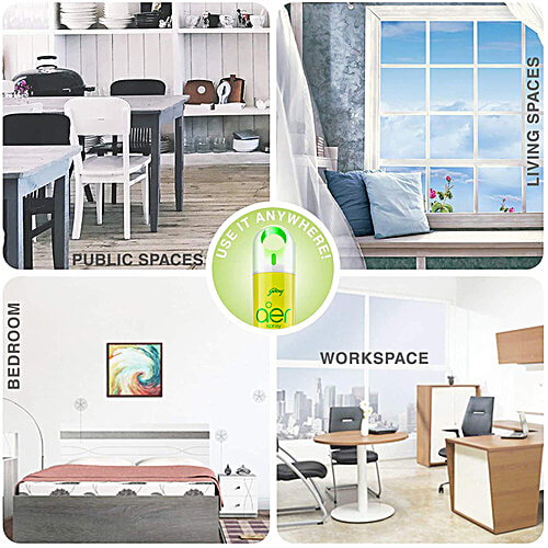 Aer Home & Office Air Freshener Spray - Fresh Lush Green, 270 ml  