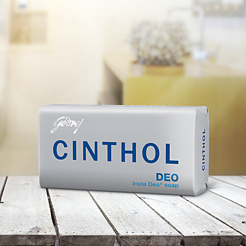 Cinthol Deo Premium Dio Fragrance Soap, Protects from Body Odour, 99.9% Germ Protection, 125 g (Buy 3 Get 75 g Free) Protects from Body Odour, 99.9% Germ Protection