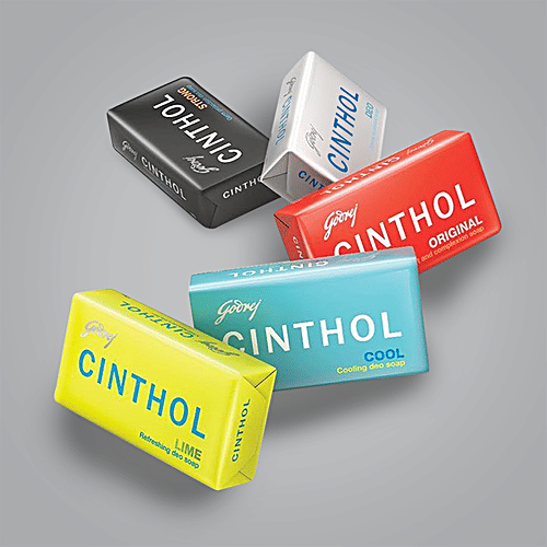 Cinthol Deo Premium Dio Fragrance Soap, Protects from Body Odour, 99.9% Germ Protection, 125 g (Buy 3 Get 75 g Free) Protects from Body Odour, 99.9% Germ Protection