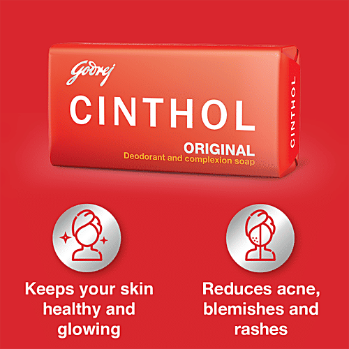 Cinthol Original Deodorant & Complexion Soap, 100 g  
