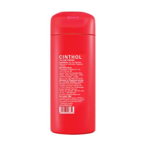 Cinthol Original Talc - Antiperspirant, Germ Protection, Lasting Fragrance, 300 g  