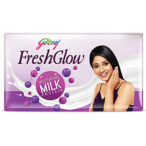 Godrej Fair Glow Fairness + Proteins Bathing Soap, India's No.1 Fairness Soap, 100 g (Pack of 4) India's No.1 Fairness Soap