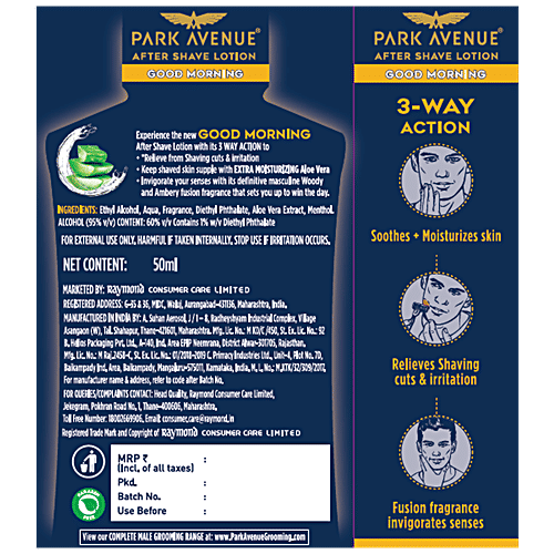 Park Avenue After Shave Lotion - Good Morning, 50 ml  Refreshing
