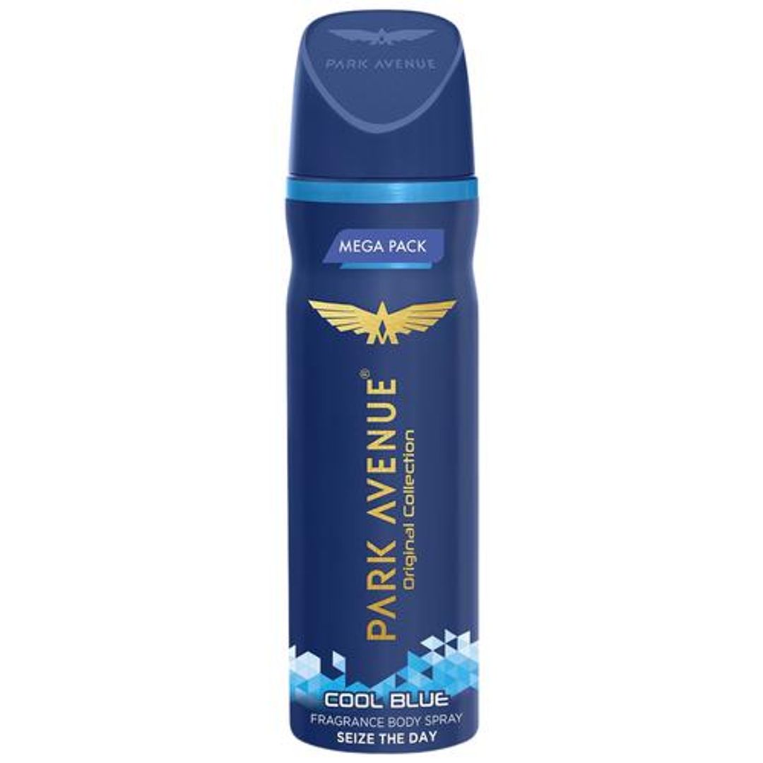 Park Avenue Fragrance Body Spray - Cool Blue, 220 ml (Mega Pack)