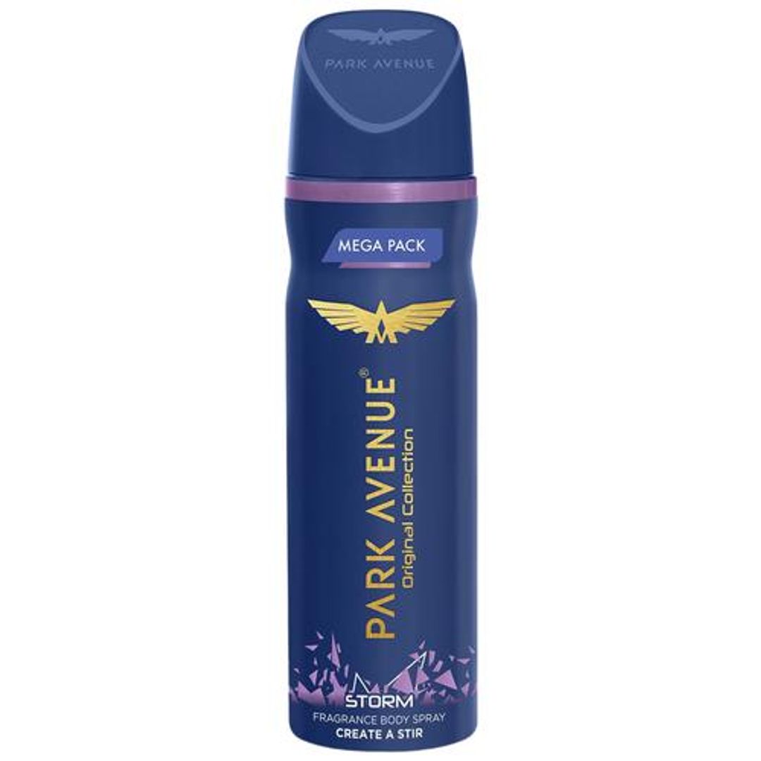 Park Avenue Perfume Body Spray - Storm, 220 ml (Mega Pack)