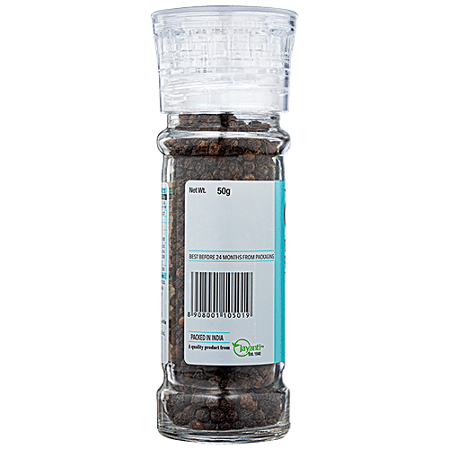 Buy On1Y Grinder Black Pepper 50 Gm Bottle Online At Best Price of Rs