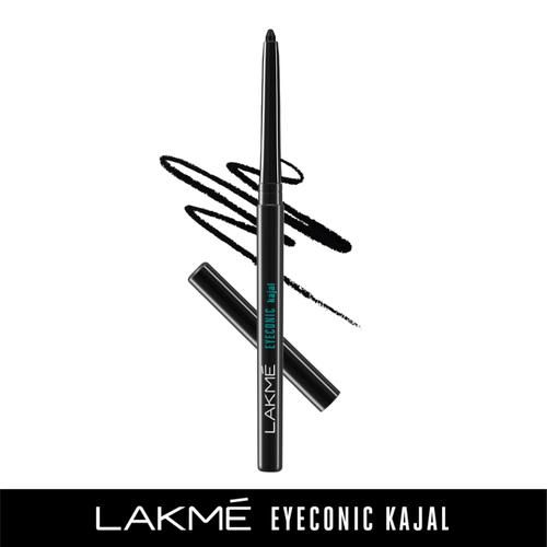 Lakme Eyeconic Kajal, Black, 0.35 g Twist Up Pencil 