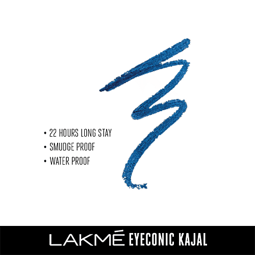 Lakme Eyeconic Kajal, 0.35 g Royal Blue 