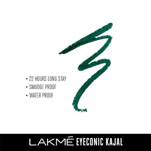 Lakme Eyeconic Kajal, 0.35 g Regal Green 