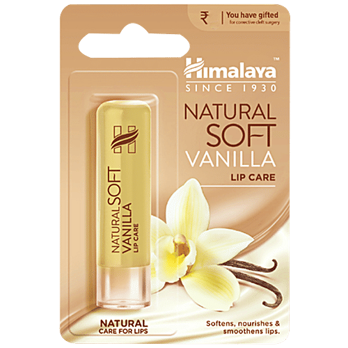 Himalaya Natural Soft Vanilla Lip Care, 4.5 g  